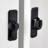 INIRET Black Enhanced Security Flip Latch Lock - Heavy-Duty 90/180