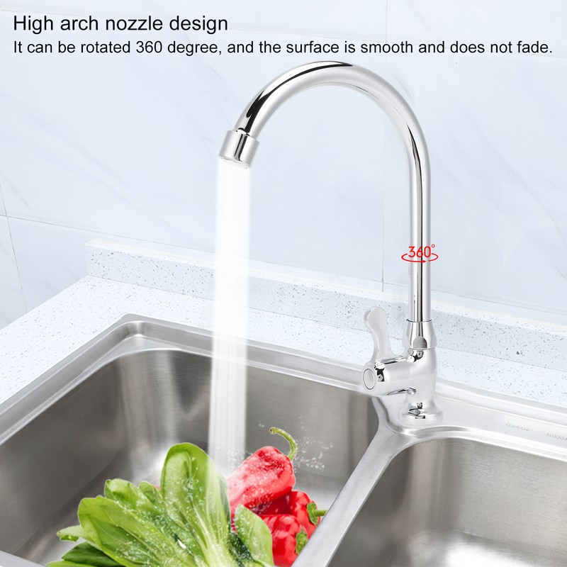 G1/2 Rotatable Faucet Laundry Pool Kitchen Sink Water Tap for
