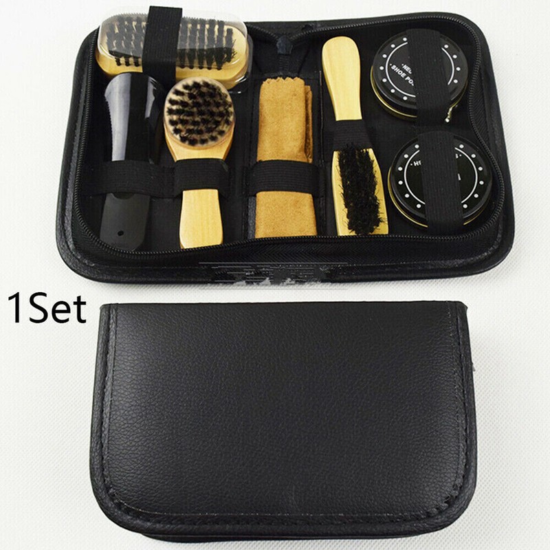 Unbranded Cleaning Brush Shine Care Kit Polish Brush Set Kit