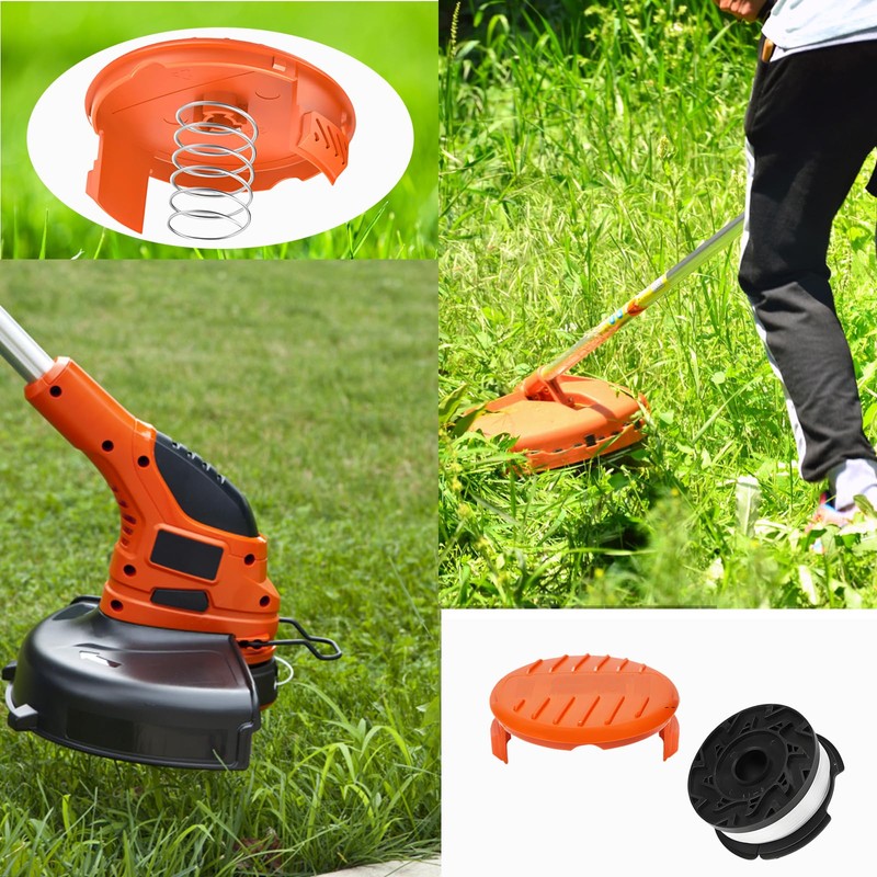 WNXBFO 3 Pcs Black and Decker Strimmer Spool, Decker Reflective