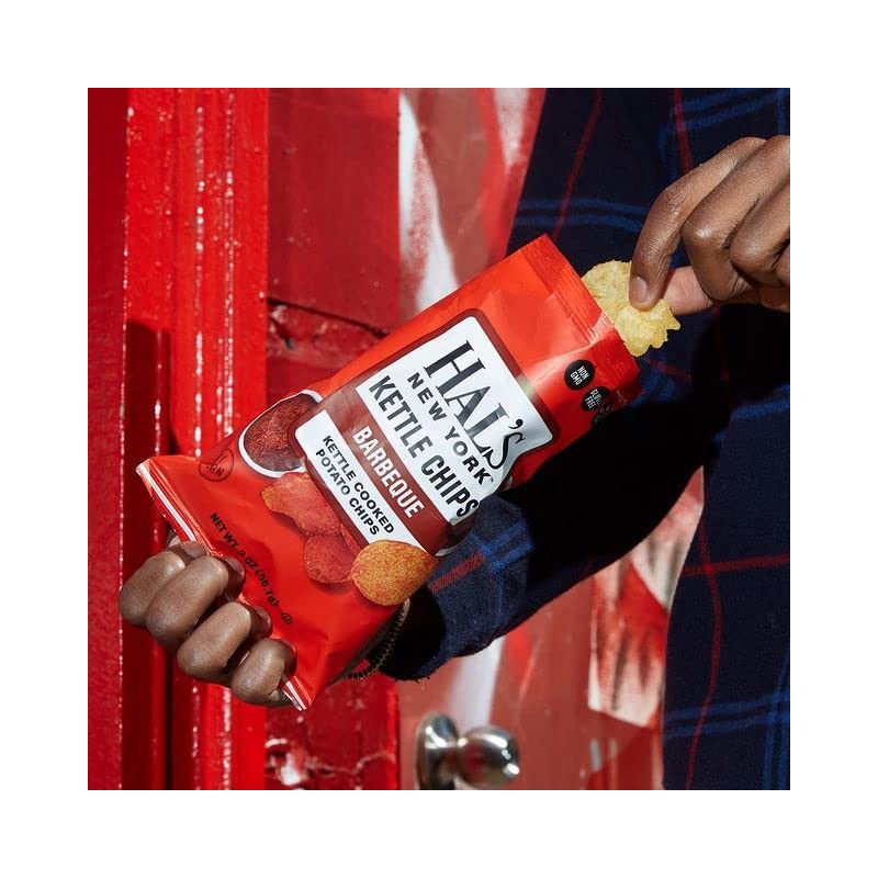 Hal's New York Kettle Cooked Gluten Free Barbeque BBQ Flavored