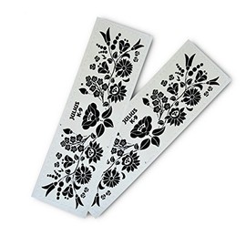 Labels with Motive of Kalocsa (White Background with Black (Large) Package of 2 Julius-K9 for Harnesses