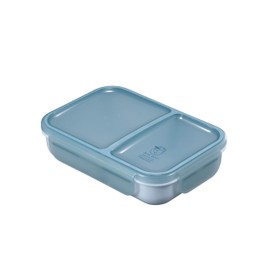 CBJAPAN DSK Rice Boy Bento Box, 23.7 fl oz (700 ml), Antibacterial Specifications, Blue, 4-Point Lock, Firmly Fixed, Double Sealing to Prevent Juice Leak