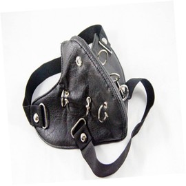 LIFKOME Pu Traction Mask for Motorcycle Helmet Gothic Rivet Design Cosplay Accessory