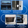 Nail Tool Cleaning Machine 12L High Capacity Dry Heat Cabinet