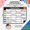 Magnetic Whiteboard for Fridge: Multi-Functional Landscape Weekly Planner, Meal Planner,