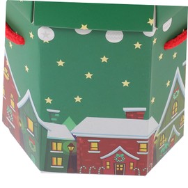 KICHOUSE Christmas Candy Boxes 16 Pack Goodie Bags Party Favor Boxes Christmas Patterns Perfect for Treat Packaging