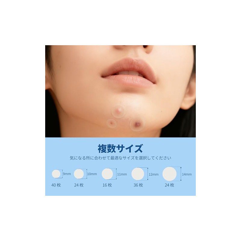 FERNIDA スポットパッチ ハイドロコロイド 肌荒れケア 肌色 140pcs pimple patch スキンケア部分パック 可愛い