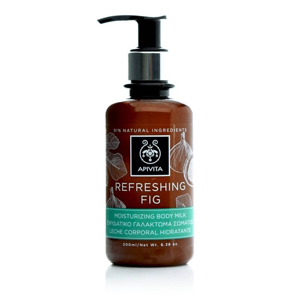 APIVITA REFRESHING FIG MOISTURIZING BODY MILK 200ML
