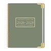Monthly Planner 2026-2028, Dark Green