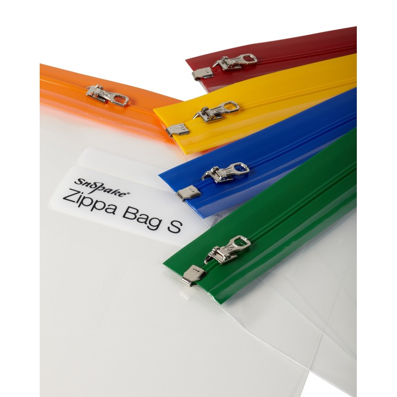 Snopake A4 Zippa-Bag ‘S’ Classic with Write-On Label [Pack of