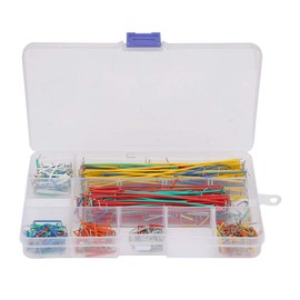 560pcs/SeT Jumper Cable Wire Kit Jumper Wire Breadboard Multicolored with Storage Box