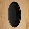 SOTECH Washbasin Throw-Through Ring Stainless Steel Matt Black Varnished Diameter