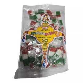 Dulces Kokito Banderita Pinatera 50-pc Bag With 15.8 oz Coconut Candy