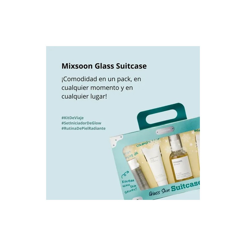 Mixsoon Kit 4 Pasos Glass Skin - Cosmética Coreana