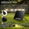 EIKOSON 48FT Solar String Lights Outdoor Waterproof, 30 Super Bright