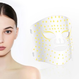 URMARK Red Light for Face, 7 Colors LED Face Light, Portable Facial Red Led Mask at Home Use