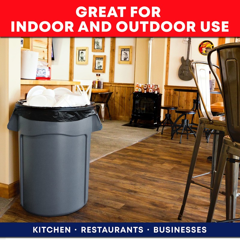 Tasker 44-45 Gallon Trash Bags Heavy Duty, (Value 100 Bags