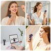 MAGIC JOHN Mini Handheld Fan with LED Display – Powerful
