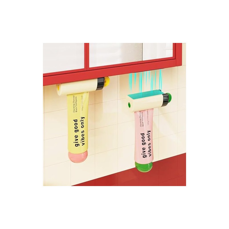Exprimidor magnético de pasta de dientes para montaje en pared,