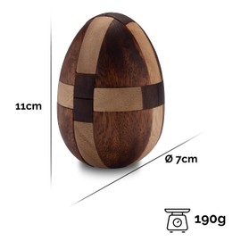 Dinosaur Egg - 3D Puzzle - Thinking Game - Wooden Logic Game