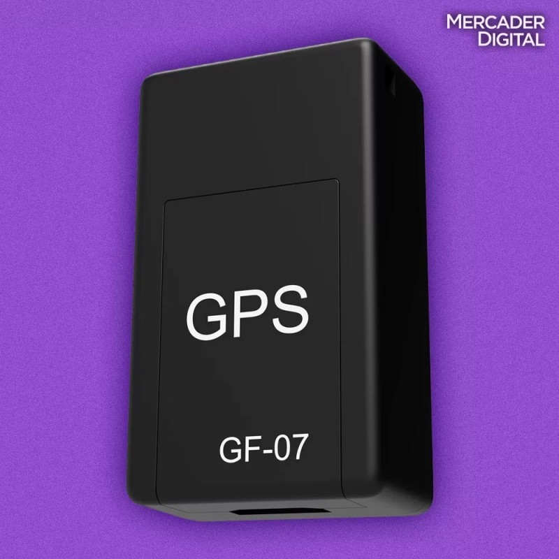 Mercader Digital Mini Localizador Magnético Gf-07 Rastreador Gps Recargable
