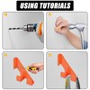 Funnytek Chainsaw Hanger, Heavy Duty Chainsaw Holder Wall Mount Hanging