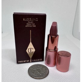 Charlotte Tilbury NIB Charlotte Tilbury KISSING Fallen From Tree Lipstick 90s PINK SampleMini 1.1g