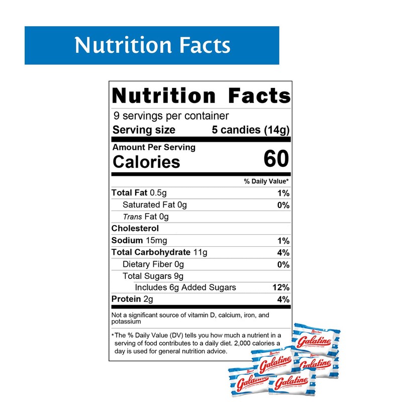 Sperlari Galatine Milk Candy Bags, Individually Wrapped Italian Tablets (Original,