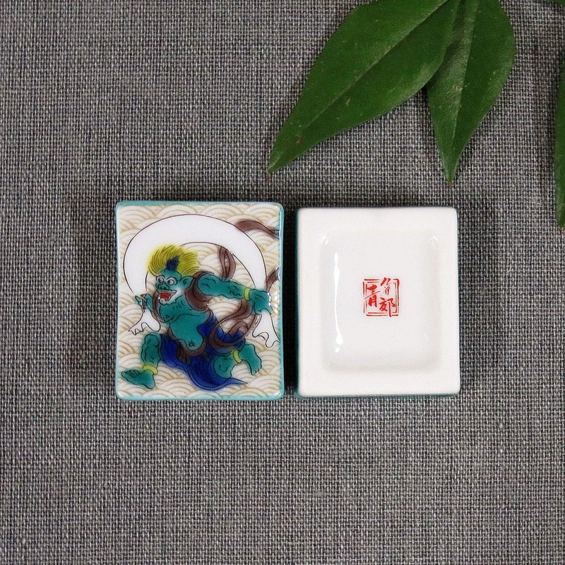 Chopsticks Rest Stylish Kutani Ware Pair Chopsticks Rest Set Fengjin