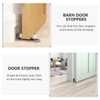 TEHAUX Door Swing Stopper Prevents Door from Rolling Off Rail
