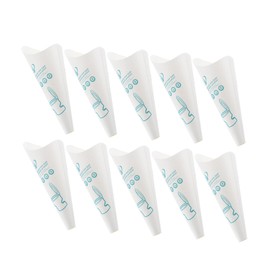 Totority 12pcs Womens Disposable Urinal Funnels Portable Paper Pee Device for Outdoor Use Hydrophobic Female Urination Accessory Safe and Durable Funnel for Travel