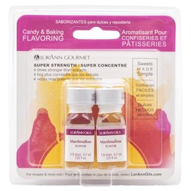 LorAnn Marshmallow SS Flavor, 1 dram bottle (.0125 fl oz - 3.7ml - 1 teaspoon) 2 pack blistered