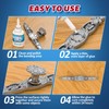 Glowpoint Metal Glue, 35g UltraStrong Adhesive for Stainless Steel, Aluminum,