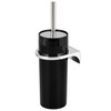bremermann Savona Round Toilet Brush Holder with Wall Mount, Toilet