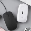 Slim USB Wired Optical Mouse – 1600 DPI Silent Click,