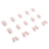 JUSTOTRY Pack of 24 White French Nails for Gluing Medium