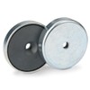 Ferrite Flat Gripper Diameter 50.0 x 10.0 mm with Countersunk,