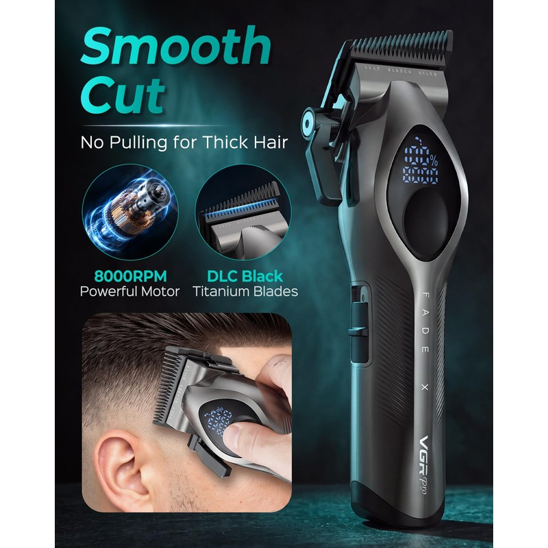 Hair Clippers for Men, Cordless Professional Clipper & Trimmer Set