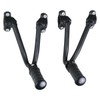 TCMT Rear Passenger Footpegs FootPedal Mounts Fit For Kawasaki Vulcan
