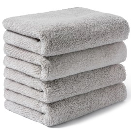 AIFY Big Face Towel, Antibacterial, Odor Resistant, Thick, Fluffy, Fast Moisture Absorption, Gentle on Hair & Skin, Lightweight, Quick Drying, Durable, For Babies, Beauty Parlors, Won’t Shed Fibers,