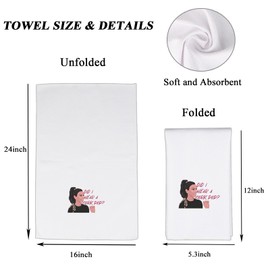 CMNIM Housewives Gifts Kitchen Dish Towel Women Gift Reality TV Show Lover Gift Did I Hear a Cork Pop Housewives Fans Gift (25319 DID I TW)