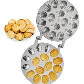 PetriStor Walnut Cookie Mold Maker 16 nut Oreshki Mold Maker - Walnut Cookie Molds - Орешница Russian - Walnut Cookie Maker Oreshek - Nutty Maker - Oreshnitsa - Горішниця