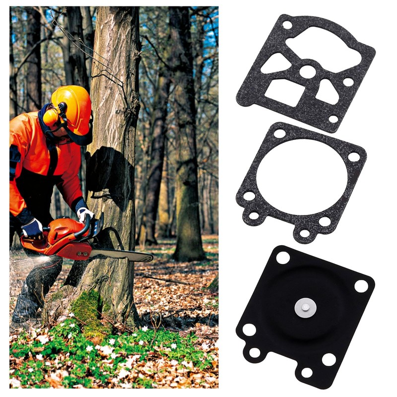 ECSiNG 2 Set Chainsaws Carburetor Diaphragm Repair Rebuild Kit Carburettor