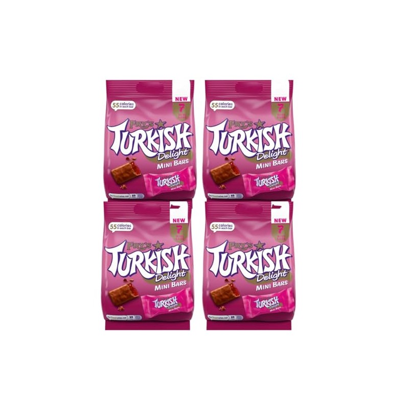 Turkish Delight Bundle with Fry's Mini Bars 7 Pack 105g