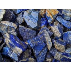 Lapis Lazuli - Rough Rocks for Tumbling - Bulk Wholesale 1LB options - Large, 1 Pound