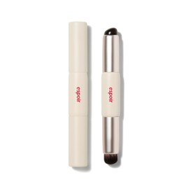 Espoir Dual Smudging Lip Brush | Soft Bristles Brush and Gentle Silicone Tips | Compact and Versatile for Matte and Glossy Lip Products