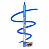 Blue Eyeliner Pencil, Pointed Tip For Fine Lines And Wing