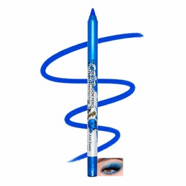 Blue Eyeliner Pencil, Pointed Tip For Fine Lines And Wing Shapes, 1-Pack | Controlled Application, Bright Cosmetic Colour, Upper Or Lower Lash-Line Definition, Everyday Make-Up And Colourful Eye Looks