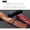 Dom Teporna Genuine Leather Pen Case 1-Pen, 2-Pen, 3-Pen Slots